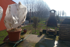 Casa bifamiliare più rustico cortile e giardino