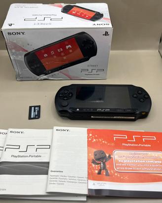 Console Sony PSP Street Nero scatola Box