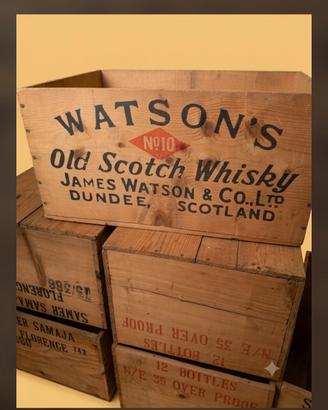 Cassa in legno vintage Watson’s