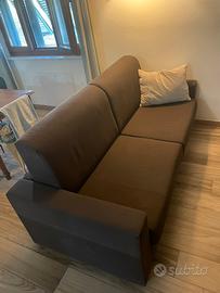 Divano letto 3 posti + materasso