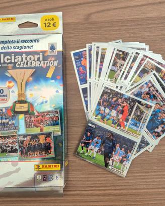 Figurine panini calciatori celebration 2025-26