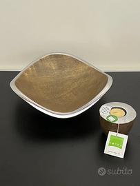 Centrotavola Giannini Ø30 cm - Acciaio sabbiato
