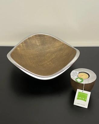Centrotavola Giannini Ø30 cm - Acciaio sabbiato