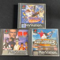 Giochi PS1 (Spyro,Tekken 2,Tony Hawk's Proskater3)