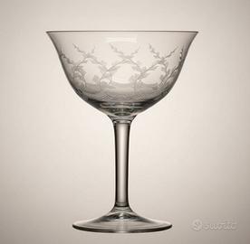 8 bicchieri coppe champagne H 14, DIAM 10.5