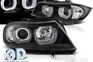Fari anteriori BMW Serie 3 e90 Angel Eyes LED 3D