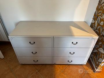 cassettiera shabby