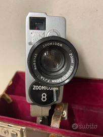 Cinepresa Vintage Lumicon 8 con custodia