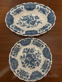 Piatto e ciotola vintage Ridgway Staffordshire