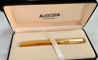 Penna Stilografica Aurora 98 Argento 925 Vermeil -