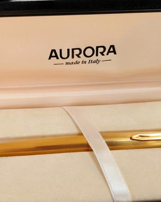 Penna Stilografica Aurora 98 Argento 925 Vermeil -