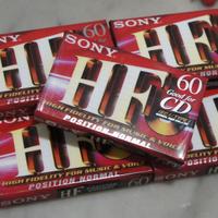 Audiocassette 60 minuti Sony Maxell nuove