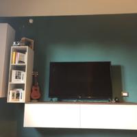 Mobile soggiorno porta tv scaffali credenza