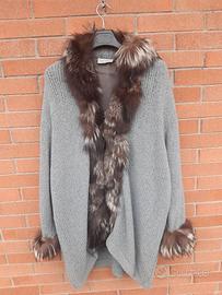 Cardigan artigianale donna