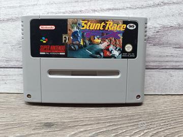 Cartuccia gioco Snes Super nintendo Stunt Race FX