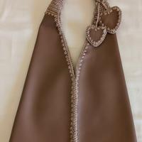 Borsa Hobo in vera pelle