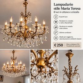 lampadario vinitage