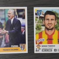 2 figurine dei calciatori panini 2011-2012
