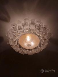 Lampadario in vetro murano