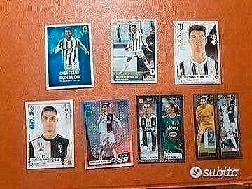 Lotto figurine album calciatori panini Ronaldo CR7