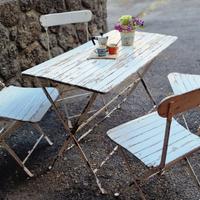 set giardino vintage legno ferro provenzale