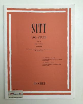 Sitt, spartito per violino