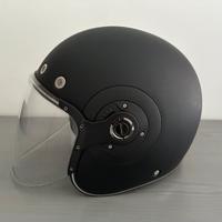 Casco Jet SMK RETRO Nero Opaco - L