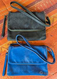 Borse/Pochette a tracolla in pelle made in Italy