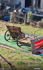 Vecchi carri da giardini
