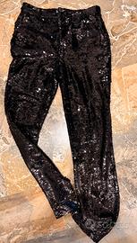 Pantaloni , Hose Zara paillettes strass M