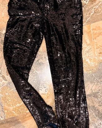 Pantaloni , Hose Zara paillettes strass M