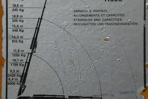 Gru idraulica Effer 11500 S2+Jib 2