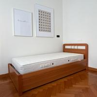 Letto singolo con secondo letto estraibile