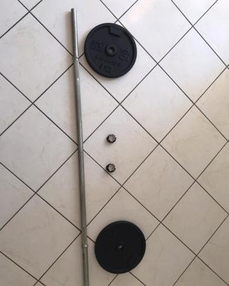 Set pesi e bilanciere Decathlon
