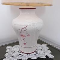 Lampada per tavolino  salotto piede in ceramica