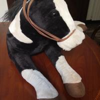 Cavallo sdraiato peluche 1 metro