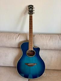 Chitarra elettroacustica Yamaha APX 700 Blue Burst