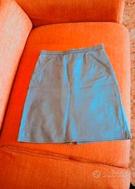 gonna in pelle vintage