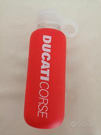 bottiglia acqua ducati sport vetro plastica rossa 