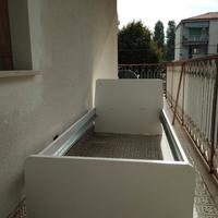 letto singolo bianco 