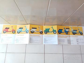 VARI DEPLIANT VESPA E CIAO PIAGGIO