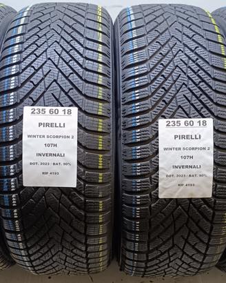 4 GOMME 235 60 18 PIRELLI INV RIF4193