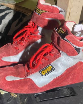 Scarpe Stivaletti OMP Ignifughi Auto Rally 41