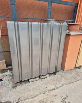Serbatoio/cisterna acciaio inox 1000 lt parallelep