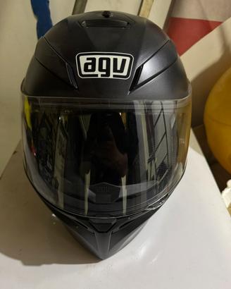 Casco agv k3 con dopoia visiera e interfono