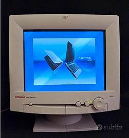 Monitor CRT vintage retrocomputer retrogame Compaq