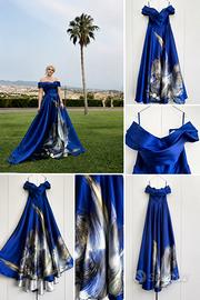 Abito da cerimonia blu royal
