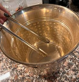 Secchiello per ghiaccio con pinza