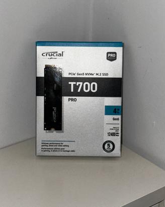 Ssd Crucial T700 Pro 4 TB Gen 5