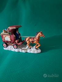 Soprammobile Carrozza con cavallo 